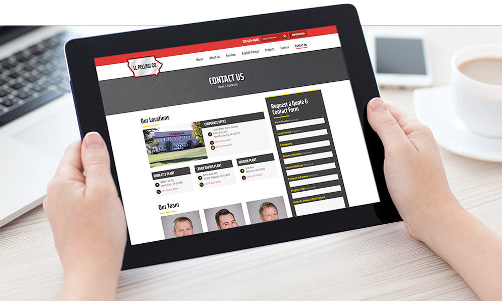 LL Pelling Website Portfolio