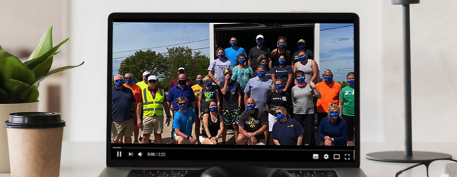 Video of Downtown Rotary members volunteering in Cedar Rapids