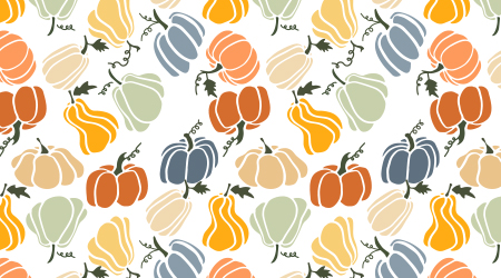 collage of graphic pumpkins