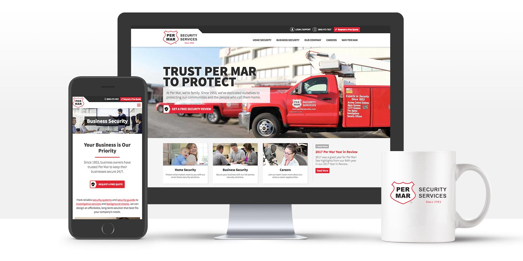 A Modern Redesign for Per Mar Security Services