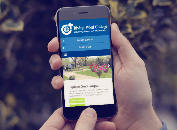 Divine Word College Responsive Design Divine Word College Responsive Design