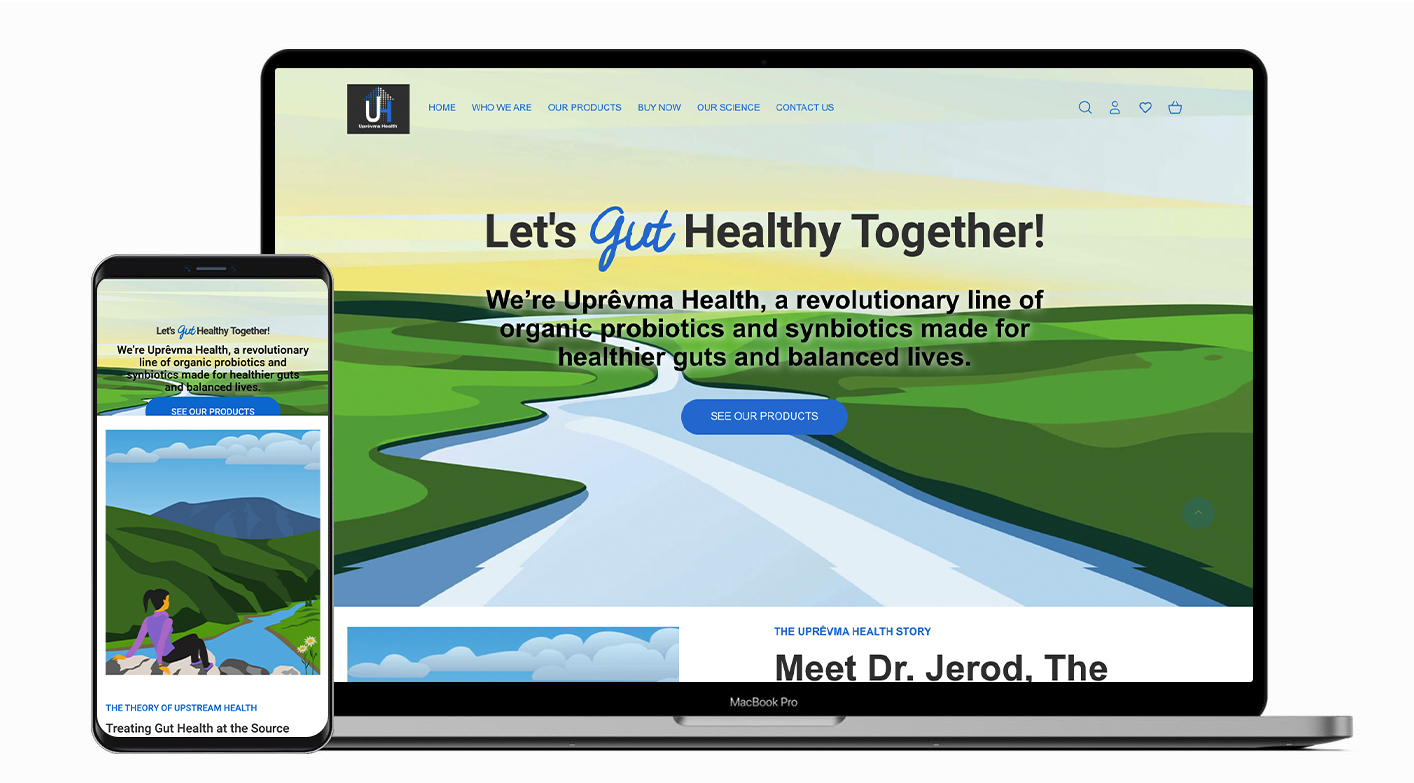 Uprevma Site Design