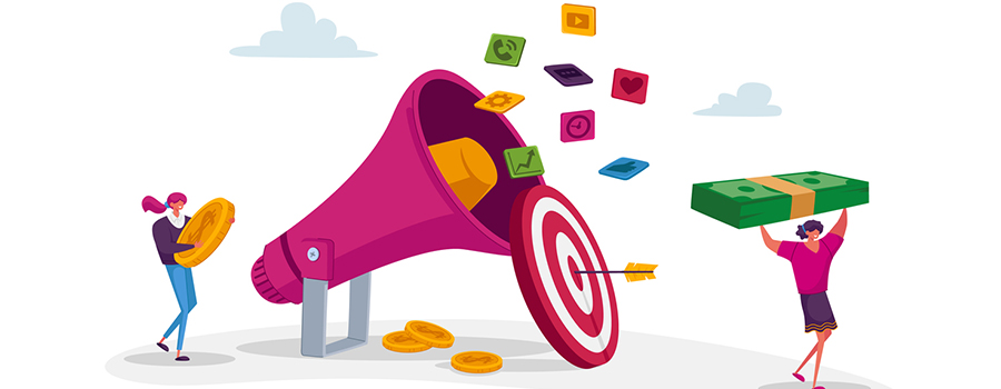 Building a marketing budget graphic