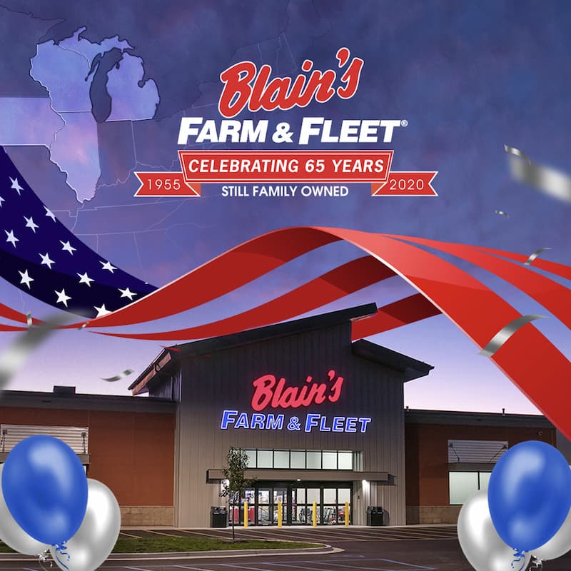 A social ad created for Blain's Farm & Fleet